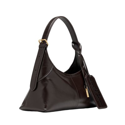 THE SMALL BELTED SACK BAG IN CRINKLE LEATHER